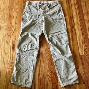 J. Crew Tan Straight Leg Pants Cotton Blend